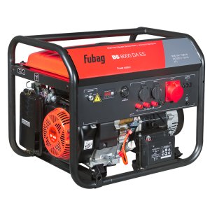 Бензиновый генератор FUBAG BS 8000 DA ES с электростартером и коннектором автоматики + Комплект колес и ручек FUBAG + Моторное масло FUBAG 4Т Extra в ПОДАРОК