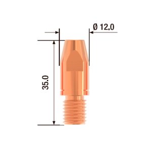 FUBAG Контактный наконечник M10х35 мм CuCrZr D=1.0 мм (25 шт.) в Екатеринбурге фото