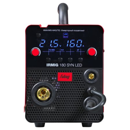 Полуавтомат сварочный инверторный FUBAG IRMIG 180 SYN LED с горелкой 250 А в комплекте в Екатеринбурге фото