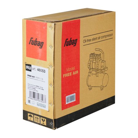 Компрессор безмасляный малошумный FUBAG Свободный Воздух (Free Air) 170/9/1.5 S в Екатеринбурге фото