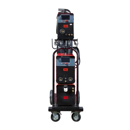 Полуавтомат сварочный FUBAG XMIG 500T DW PULSE  + подающий механизм DRIVE XMIG DW PULSE  + горелка FB 550W 3m  + блок жидкостного охлаждения Cool XMIG  + шланг-пакет 5 метров 95 мм2 14 pol с жидкостным охлаждением + тележка XM в Екатеринбурге фото