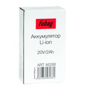 Аккумуляторная батарея FLI5S1P1202 Li-ion к бензиновым газонокосилкам FUBAG с электростартером и минирайдеру (20V/2Ah) в Екатеринбурге фото