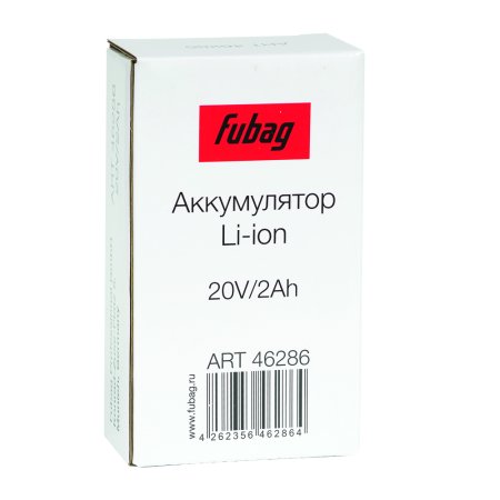 Аккумуляторная батарея FLI5S1P1202 Li-ion к бензиновым газонокосилкам FUBAG с электростартером и минирайдеру (20V/2Ah) в Екатеринбурге фото