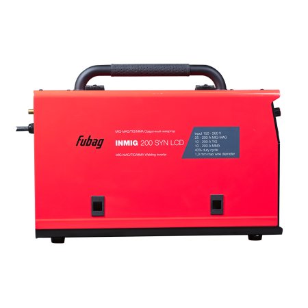 Полуавтомат сварочный FUBAG INMIG 200 SYN LCD (новый дисплей) с горелкой FB 250 3 м (FB 250 Ergo 3 м)  в Екатеринбурге фото