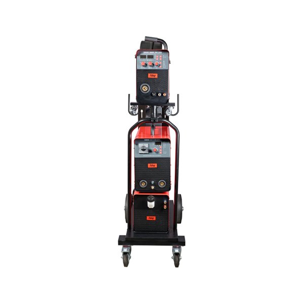 Полуавтомат сварочный FUBAG INMIG 500T DW SYN + подающий механизм DRIVE INMIG DW SYN + шланг-пакет 5 метров 70 мм2 14 pol с жидкостным охлаждением для INMIG 500T DW SYN + горелка FB 500 3m + блок жидкостного охлаждения Cool 70 + тележка для аппаратов в Екатеринбурге фото