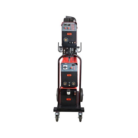Полуавтомат сварочный FUBAG INMIG 500 T DW SYN PULSE + подающий механизм DRIVE INMIG DW SYN PULSE  + горелка FB 500 3 м + блок жидкостного охлаждения Cool 70 + тележка для аппаратов + шланг-пакет 5 метров 70 мм2 14 pol с жидкостным  охлаждением в Екатеринбурге фото