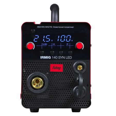 Полуавтомат сварочный инверторный FUBAG IRMIG 140 SYN LED с горелкой 150 А в комплекте в Екатеринбурге фото