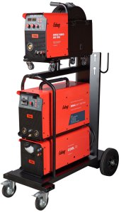 Сварочный полуавтомат INMIG 500T DW SYN + Подающий механизм DRIVE INMIG DW SYN + Шланг-пакет 5 м + Горелка FB 500 3 м + Блок жидкостного охлаждения + Тележка в Екатеринбурге фото