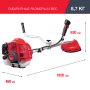 FUBAG Бензиновый триммер FPT 52 + Триммерная леска сечение витой квадрат L 130 м * 2.4 мм в ПОДАРОК в Екатеринбурге фото