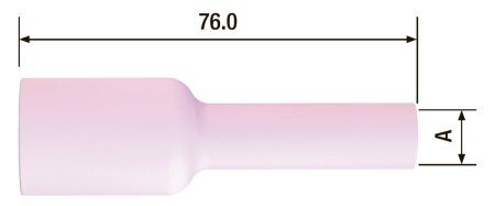 FUBAG Сопло керамическое для газовой линзы №6L ф10 FB TIG 17-18-26 (2 шт.) в Екатеринбурге фото